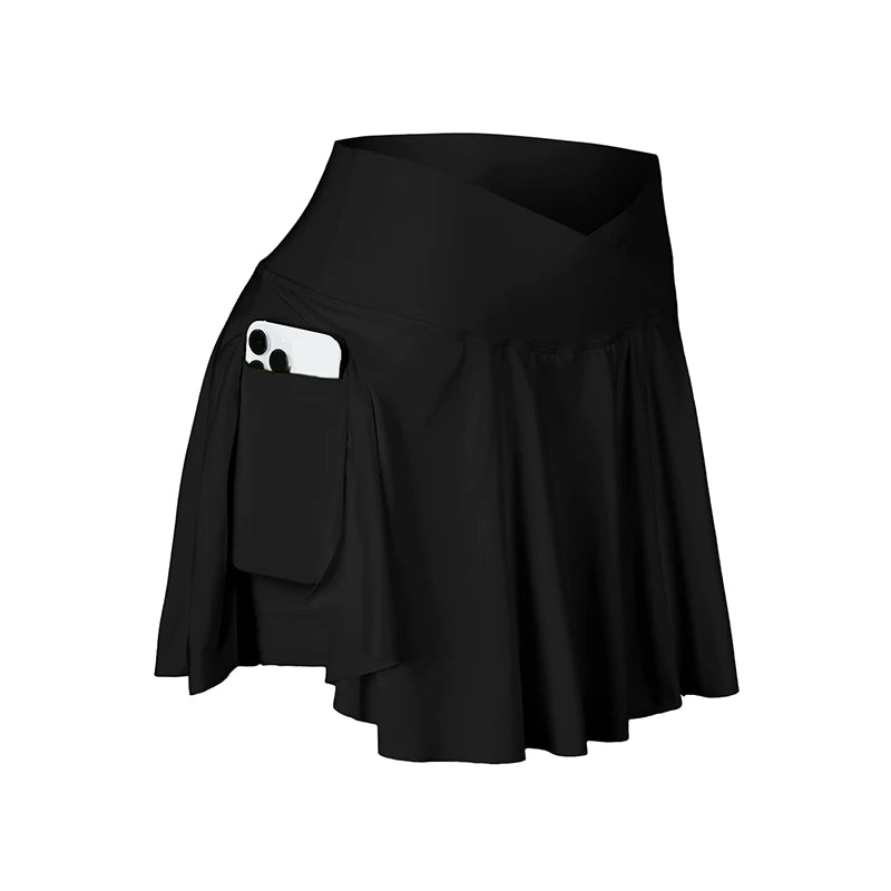FlexFlare High-Waist Active Skort