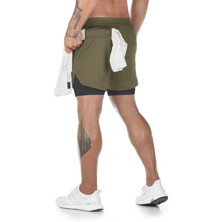 TacticalFit 2-in-1 Training Shorts