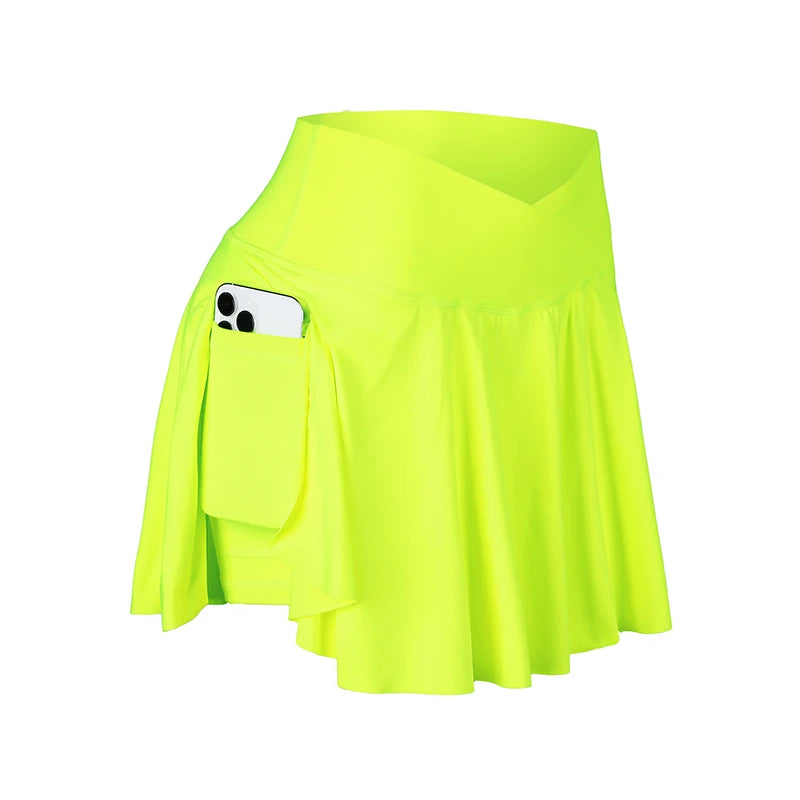 FlexFlare High-Waist Active Skort