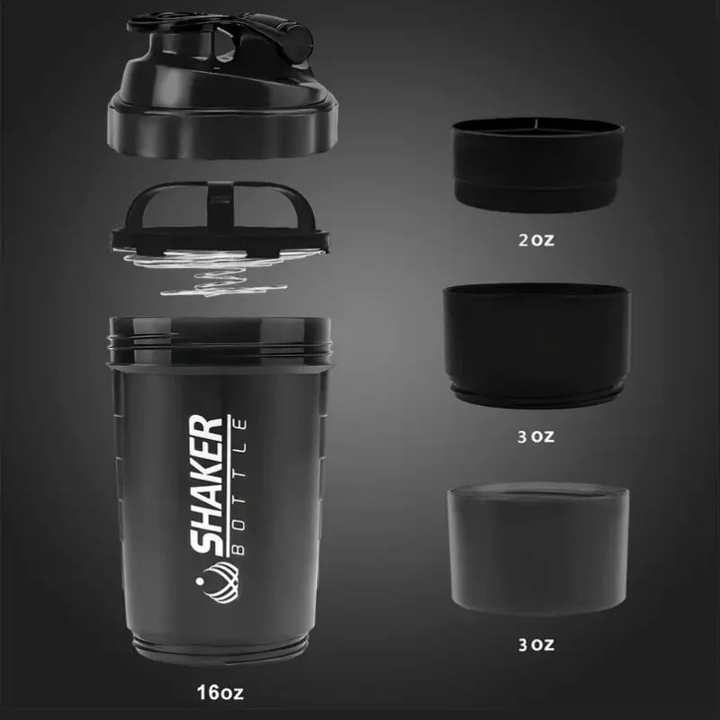 PowerMix 2-Layer Shaker Bottle