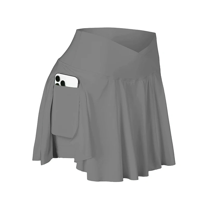 FlexFlare High-Waist Active Skort