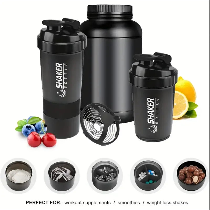 PowerMix 2-Layer Shaker Bottle